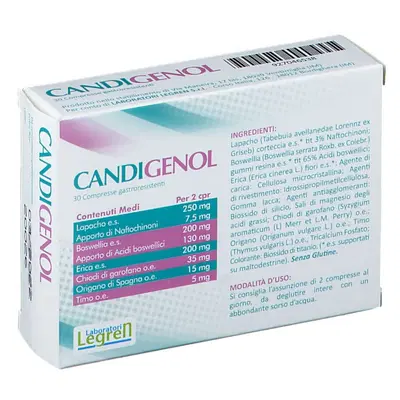 CANDIGENOL 30 COMPRESSE CANDIGENOL 30 COMPRESSE