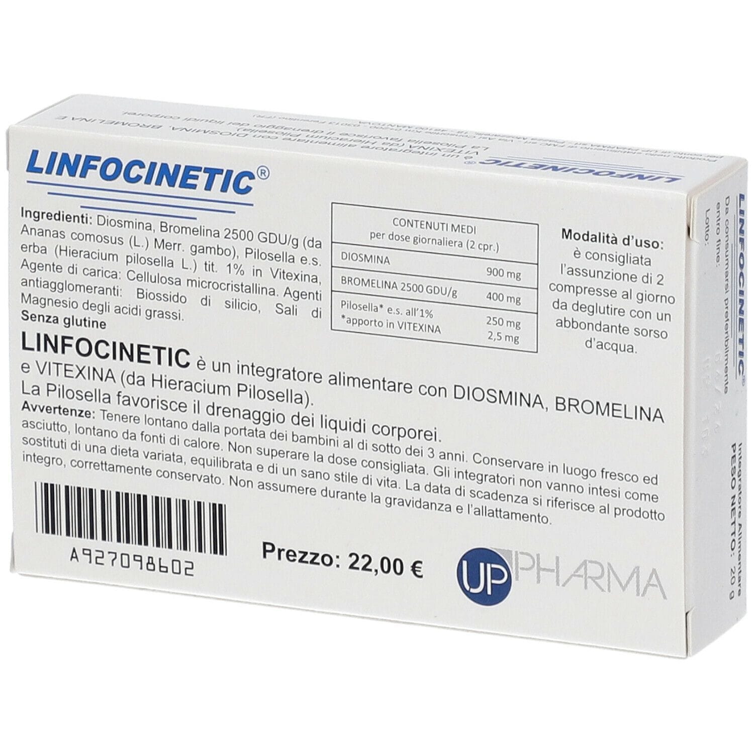 LINFOCINETIC 20 COMPRESSE