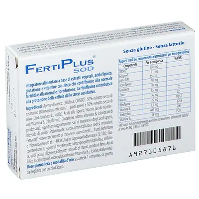 FERTIPLUS SOD 15 COMPRESSE RIVESTITE FERTIPLUS SOD 15 COMPRESSE RIVESTITE
