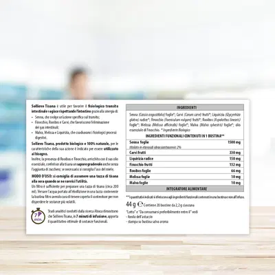 SOLLIEVO TISANA BIO 20 FILTRI DA 2,2 G SOLLIEVO TISANA BIO 20 FILTRI DA 2,2 G