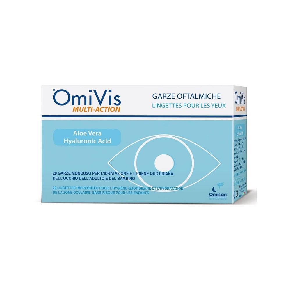 Garze Oftalmiche Omivis 20 Pezzi