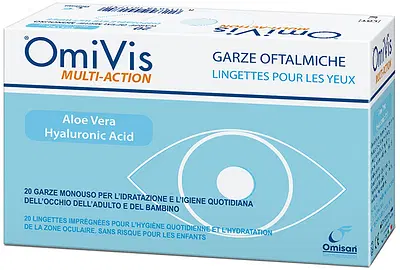 GARZE OFTALMICHE OMIVIS 20 PEZZI GARZE OFTALMICHE OMIVIS 20 PEZZI