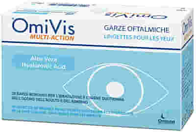 GARZE OFTALMICHE OMIVIS 20 PEZZI