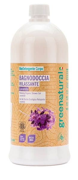 GREENATURAL BIODETERGENTE CORPO BAGNODOCCIA RILASSANTE LAVANDA 1 LITRO