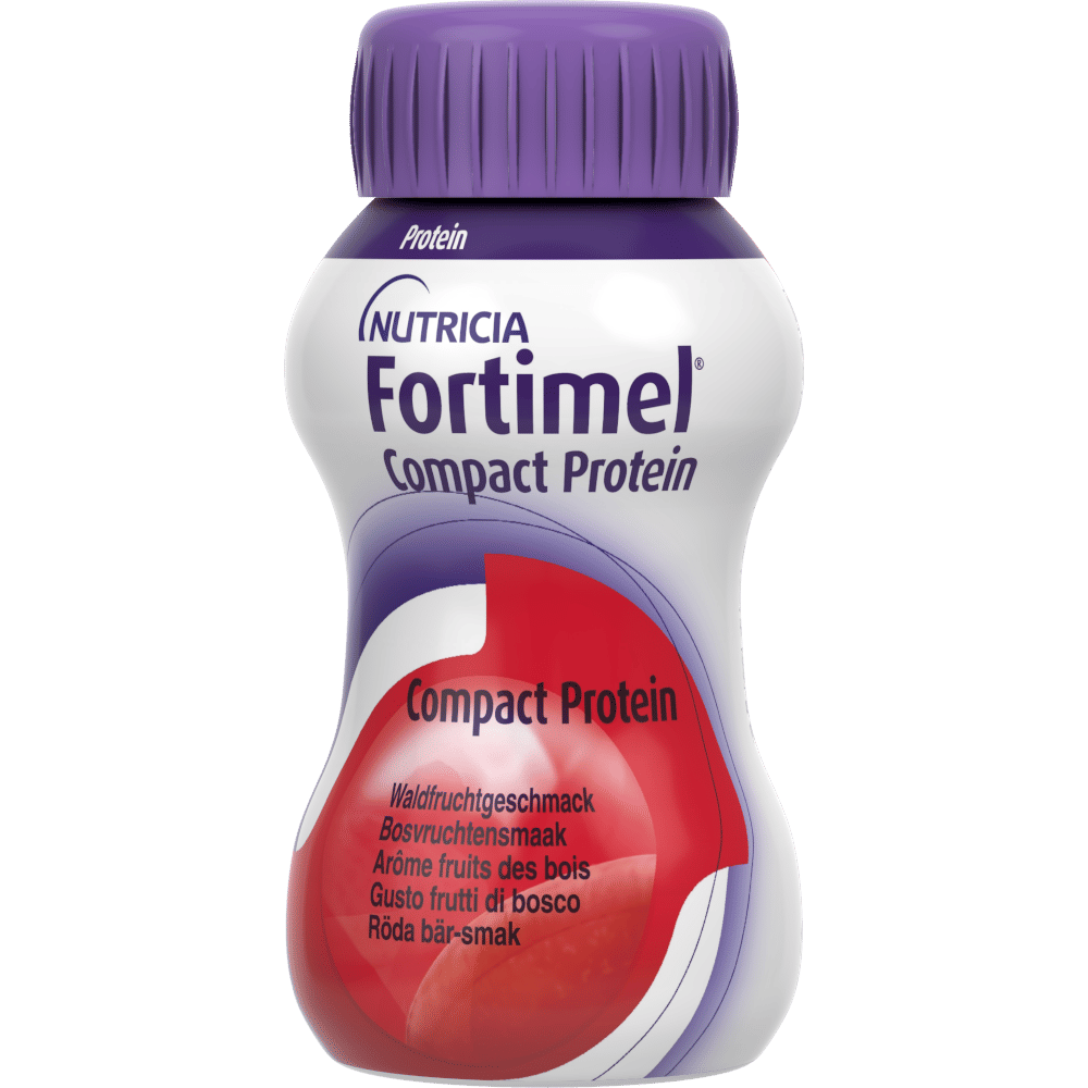 NUTRICIA FORTIMEL COMPACT PROTEIN GUSTO FRUTTI DI BOSCO 4 BOTTIGLIE DA 125 ML