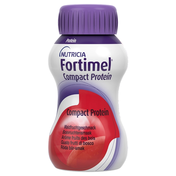 Nutricia Fortimel Compact Protein Gusto Frutti Di Bosco 4 Bottiglie Da 125 Ml