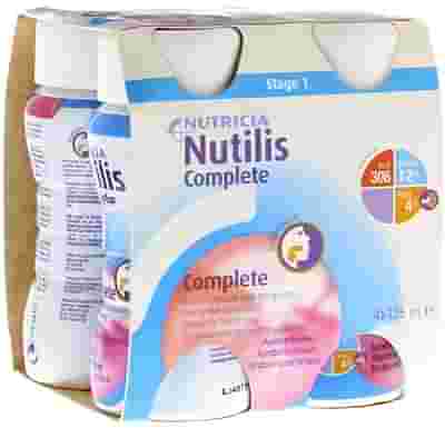 NUTILIS COMPLETE STAGE 1 FRAGOLA 4 X 125 ML