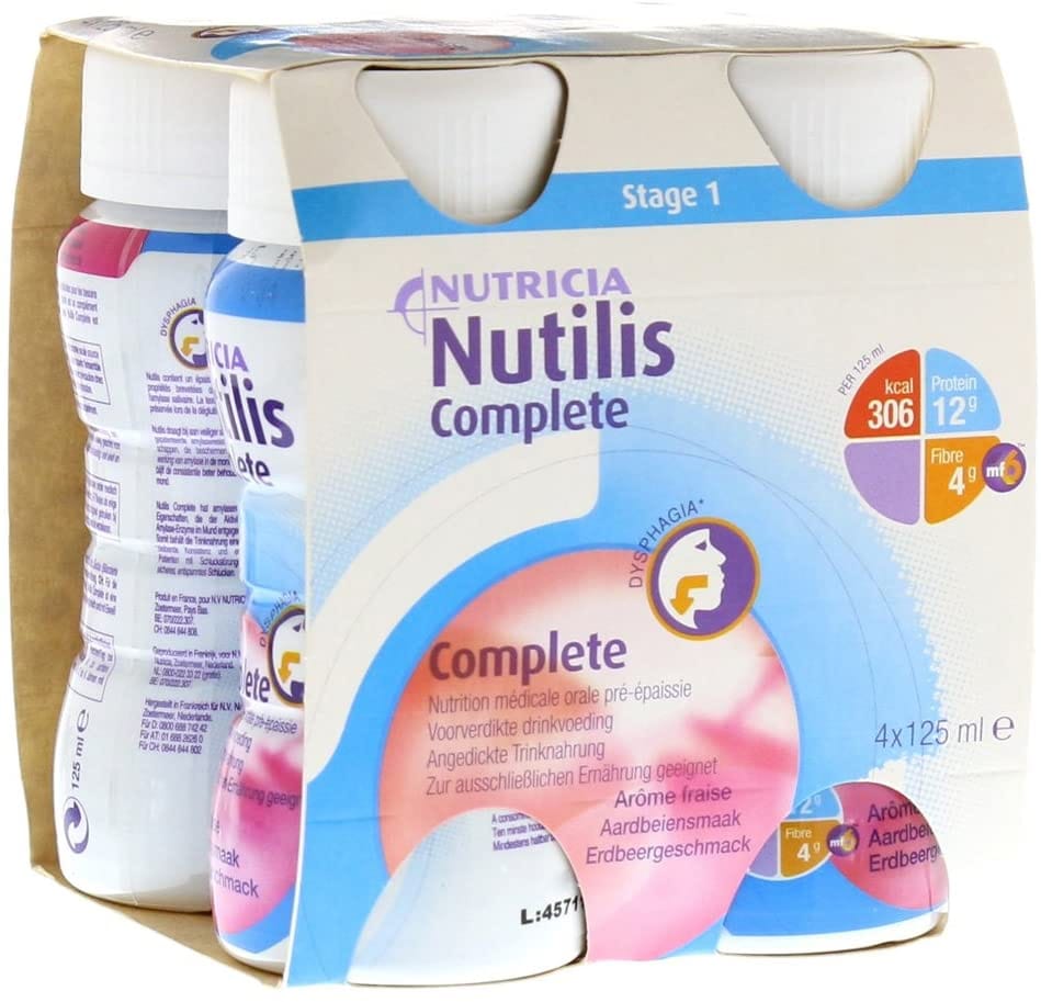 NUTILIS COMPLETE STAGE 1 FRAGOLA 4 BOTTIGLIE DA 125 ML