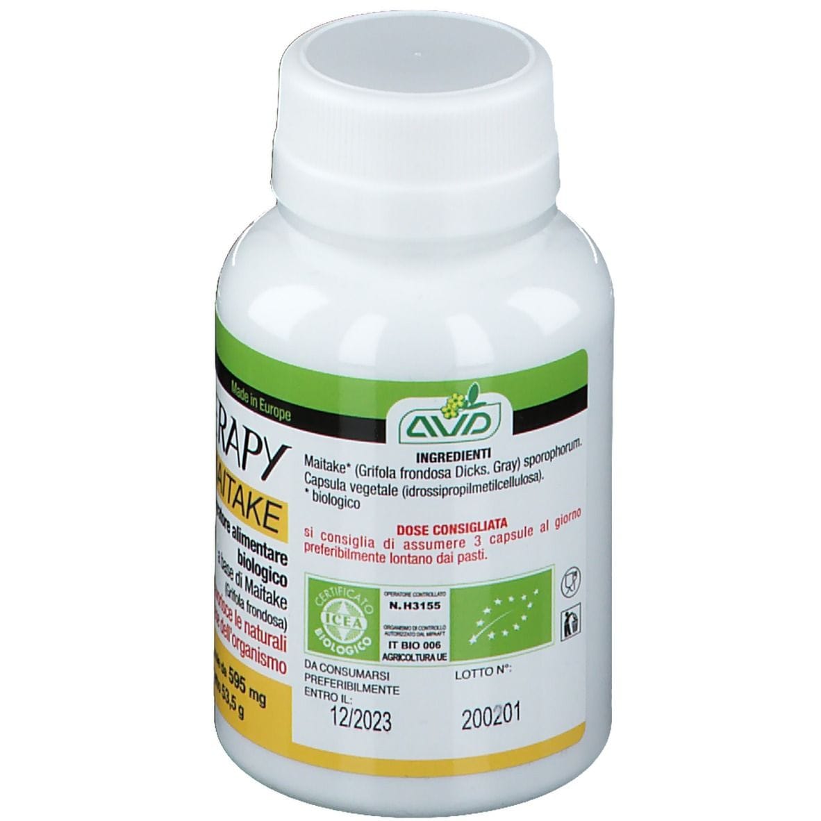 MICOTHERAPY MAITAKE 90 CAPSULE VEGETALI
