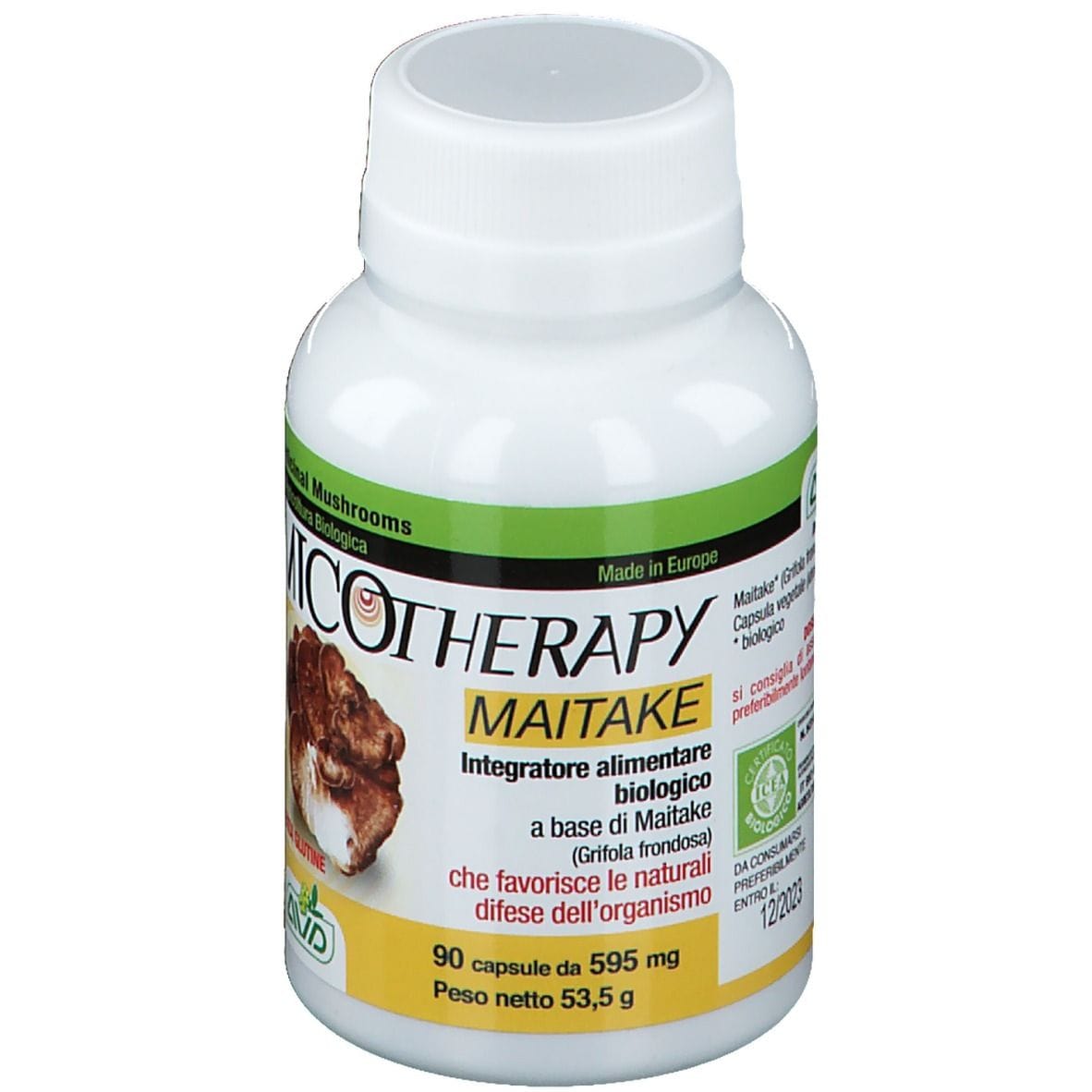 MICOTHERAPY MAITAKE 90 CAPSULE VEGETALI