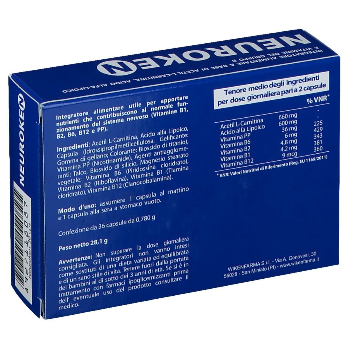 NEUROKEN 36 CAPSULE