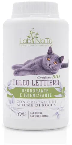 LAB NATU' TALCO LETTIERA GATTO DA 120 G