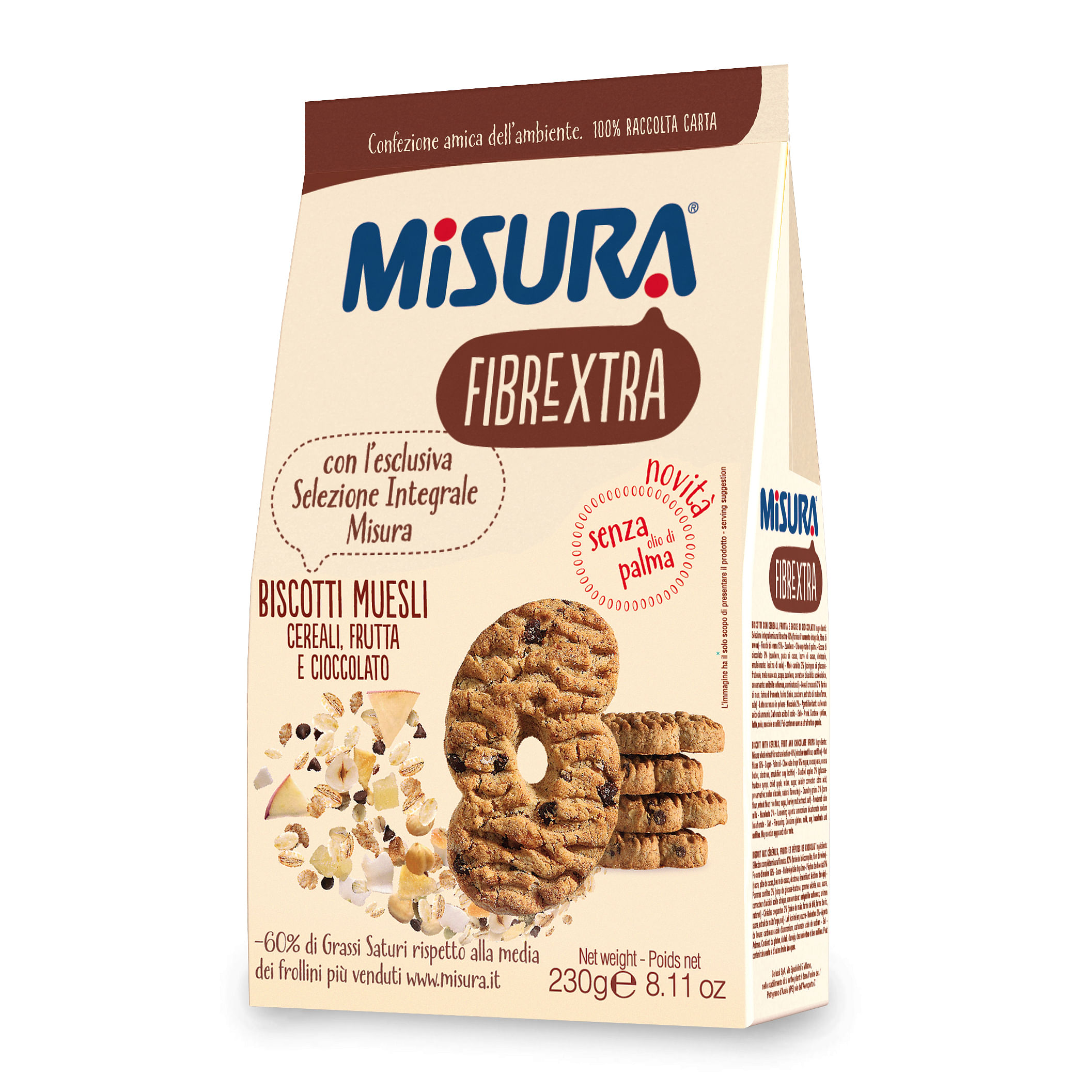 Misura Frollini Fibre Extra Muesli 230 G