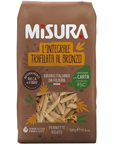 MISURA PENNETTE INTEGRALI CON GERME DI GRANO 500 G
