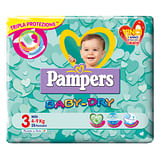 PAMPERS BABY DRY MIDI PB 28 PEZZI