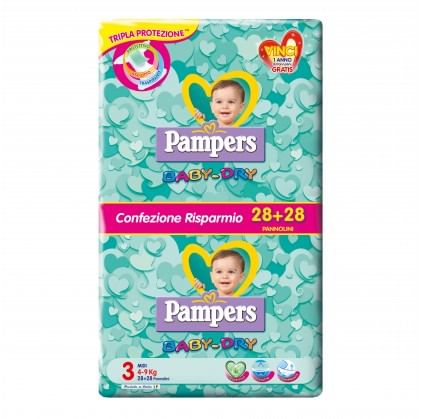 Pampers Bd Midi Pd 56PZ 5794<-image