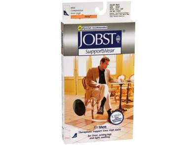 Calza Compressiva Jobst For Men 15 20 Mmhg Gambaletto Grigio 2