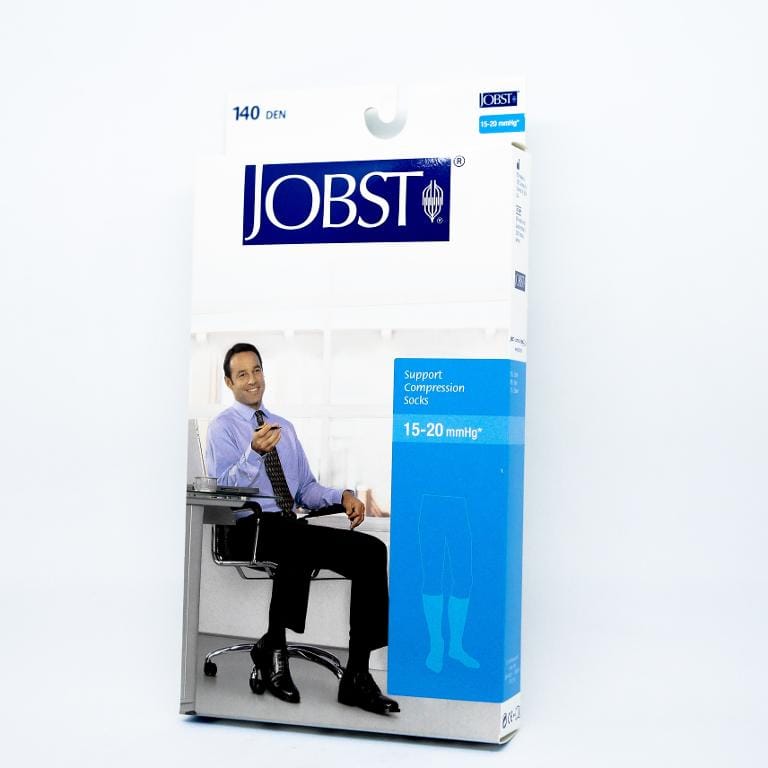 Calza Compressiva Jobst For Men 15 20 Mmhg Gambaletto Nero 5