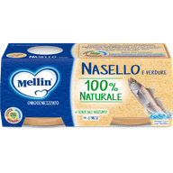 MELLIN OMOGENEIZZATO NASELLO 2 X 80 G