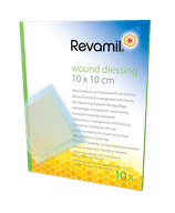 REVAMIL GARZE IMBEVUTE DI MIELE 10X10 CM 10 PEZZI