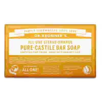 DR BRONNER'S BAR SOAP CITRUS-ORANGE 140 G