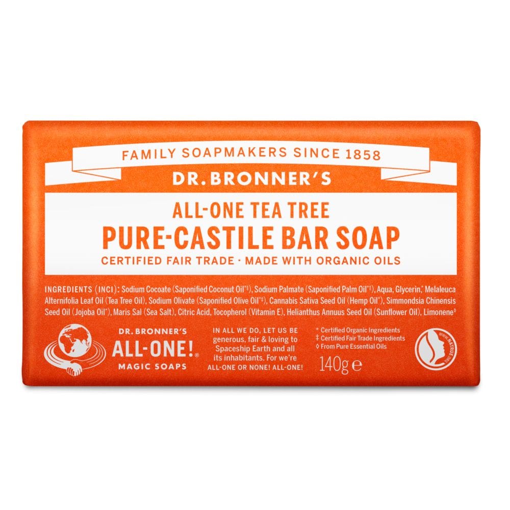 DR BRONNER'S BAR SOAP TEA TREE 140 G