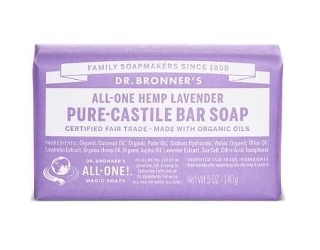 DR BRONNER'S BAR SOAP LAVENDER 140 G