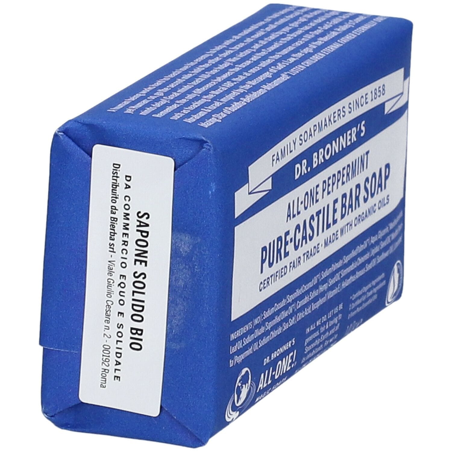 DR BRONNER'S BAR SOAP PEPPERMINT 140 G