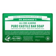 DR BRONNER'S BAR SOAP ALMOND 140 G