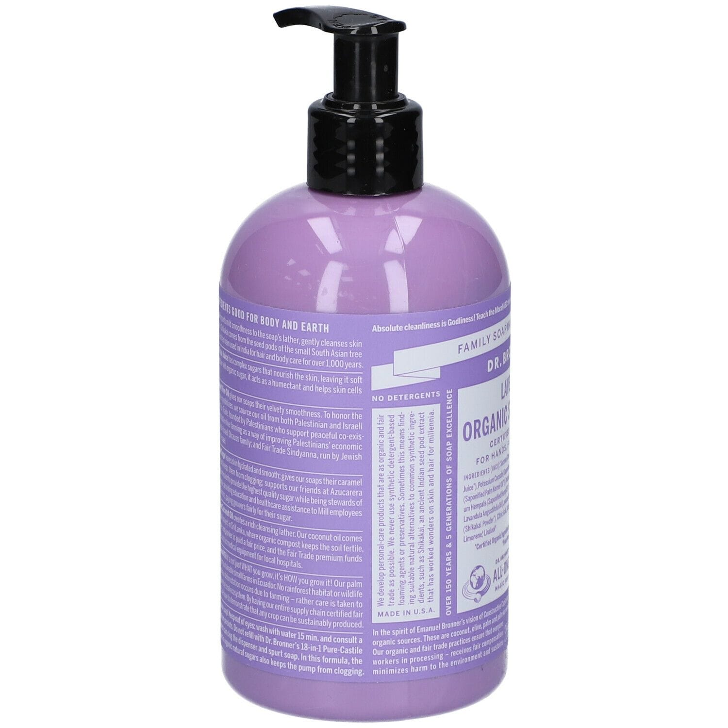 DR BRONNER'S ORGANIC SUGAR SOAP LAVENDER 355 ML