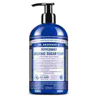 DR BRONNER'S ORGANIC SUGAR SOAP PEPPERMINT 355 ML