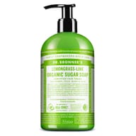 DR BRONNER'S ORGANIC SUGAR SOAP LEMONGRASS-LIME 355 ML
