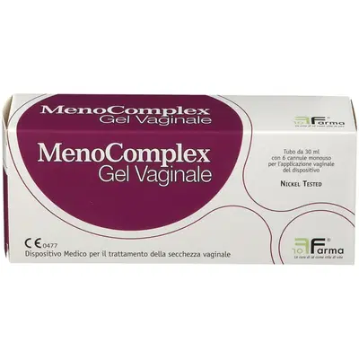 MENOCOMPLEX GEL VAGINALE TUBO 30 ML + 6 APPLICATORI MENOCOMPLEX GEL VAGINALE TUBO 30 ML + 6 APPLICATORI