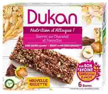 DUKAN BARRETTA CIOCCOLATO/NOCCIOLA 6 PEZZI 25 G