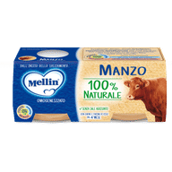 MELLIN OMOGENEIZZATO MANZO 2X120 G