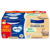 MELLIN OMOGENEIZZATO CONIGLIO 4X80 G