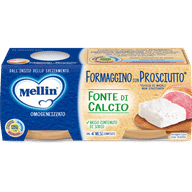 MELLIN BABY FORMAGGINO CON PROSCIUTTO 2 X 80 G