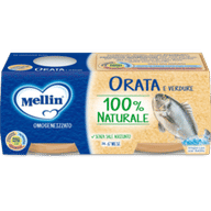 MELLIN OMOGENEIZZATO ORATA 2X80 G
