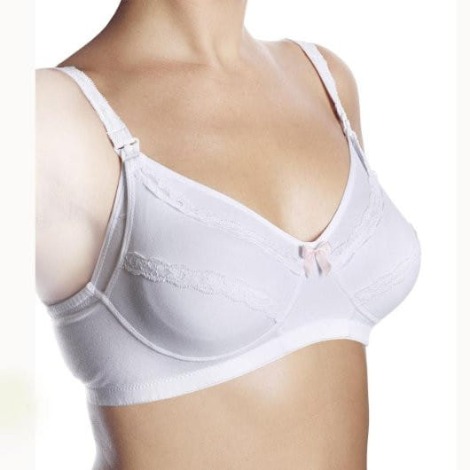 CHICCO MAMMY REGGISENO COTONE ALLATTAMENTO BIANCO 3D