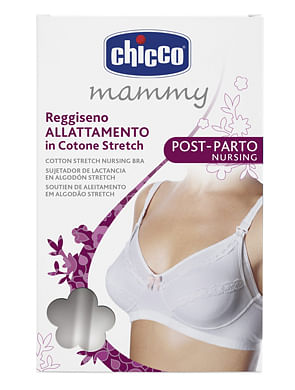 Chicco Mammy Reggiseno Cotone Allattamento Bianco 4 C