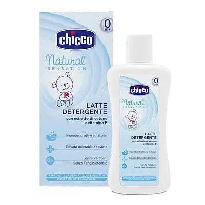 CHICCO LATTE DETERGENTE NATURAL SENSATION 200 ML CHICCO LATTE DETERGENTE NATURAL SENSATION 200 ML