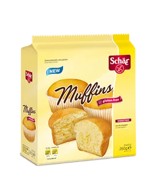 SCHAR MUFFINS SENZA LATTOSIO 4 PORZIONI DA 65 G SCHAR MUFFINS SENZA LATTOSIO 4 PORZIONI DA 65 G