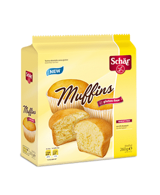 SCHAR MUFFINS SENZA LATTOSIO 4 PORZIONI DA 65 G