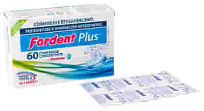 FORDENT PLUS 60 COMPRESSE CONCENTRATE PER DENTIERE E APPARECCHI ORTODONTICI