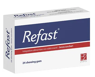 REFAST 24 CHEWING GUM SENZA ZUCCHERO REFAST 24 CHEWING GUM SENZA ZUCCHERO