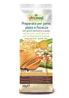 ALTRICEREALI PREPARATO PER PANE PIZZA E FOCACCE CON GRANO SARACENO E SORGO 500 G SENZA UOVA