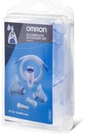 OMRON A3 COMPLETE KIT RICAMBIO AMPOLLA REGOLABILE + TUBO + MASCHERINA PEDIATRICA + MASCHERINA ADULTI + FORCELLE NASALI + BOCCAGLIO