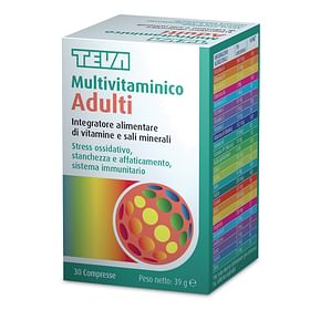 Multivitaminico Adulti Teva 30 Compresse 30 G