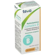 MULTIVITAMINICO COMPLEX B TEVA 40 COMPRESSE 16,4 G