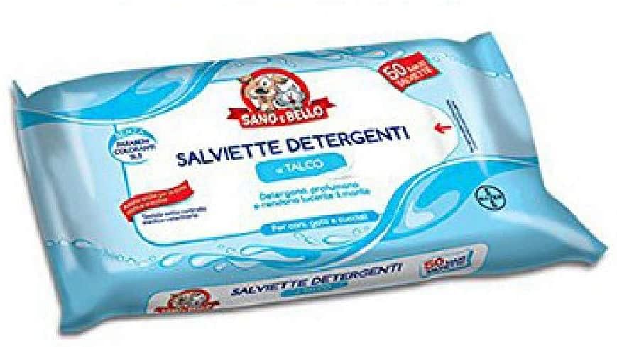 Sano E Bello Salviette Detergenti Talco 50 Maxi Salviette